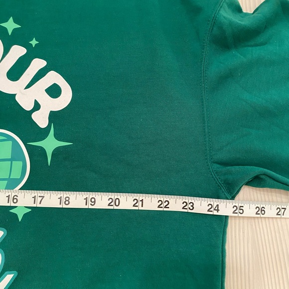 Irish XL (16-18) Green 'Try Your Luck' Shamrock Sweatshirt St. Patrick’s Day - Picture 4 of 6